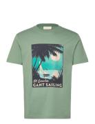 Placed Graphic T-Shirt Green GANT