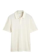 Linen Ss Polo Cream GANT
