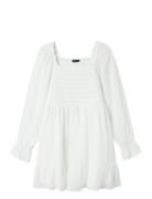 Nlfheave Ls Short Dress White LMTD