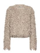 Cmtangle-Cardigan Is A Cardigan In A Mottled Loop Knit Wool Material W...