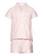 Striped Short Pyjamas Pink Mango