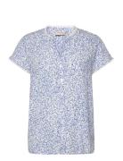Blouse From Freequent In A Soft Material With A Lovely, Floral Pattern...