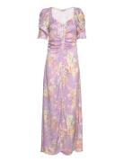 Crèpe Satin Maxi Dress Purple By Ti Mo