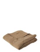 Plaid, Bomuld M/Hør Fryns Brown C'est Bon