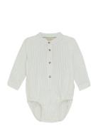 Body Ls Y/D Green Minymo