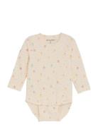 Body Ls Aop Cream Minymo