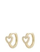 Nisi Heart Ring Ear Gold SNÖ Of Sweden