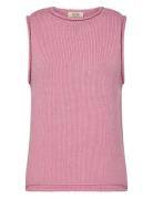 Mmaubin Sl Knit Top Pink MOS MOSH