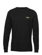 B.intl L/S Logo Tee Black Barbour
