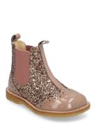 Booties - Flat - With Elastic Pink ANGULUS