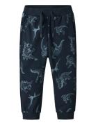 Nmmvaron Aop Swt Pant Unb Noos Navy Name It