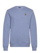 Heathered Crew Neck Sweatshirt Blue Lyle & Scott