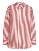 Striped Cotton Shirt Patterned Mango