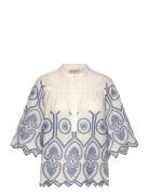 Louisell Blouse Ss Beige Lollys Laundry