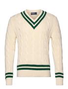 1/4-5 Cotton-Lsl-Plo Cream Polo Ralph Lauren