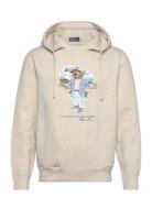 Vintage Fleece-Lsl-Sws Beige Polo Ralph Lauren