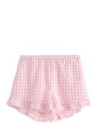 Pyjama Shorts Seersucker Floun Pink Lindex
