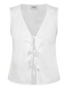 Fitted Vest Top White Weekday