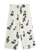 Note Aop Muslin Paperbag Trousers White Mini Rodini