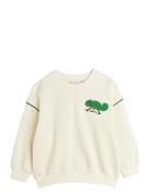 Lizard Chenille Sweatshirt White Mini Rodini