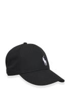 150D Poly Twill-High Crown Cap Black Polo Ralph Lauren