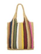 Striped Wafted Carolina Bag Patterned Becksöndergaard