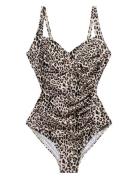 Leopard Potenza Swimsuit Brown Panos Emporio
