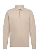 Slhmarc Rib Ls Polo Cream Selected