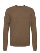 Slhberg Crew Neck Noos Brown Selected