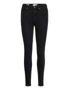 Slfsophia Mw Skinny Black Jeans U Noos Black Selected