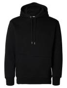 Slhreg-Dan Sweat Hood O Black Selected