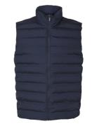 Slhbarry Quilted Gilet Noos Navy Selected