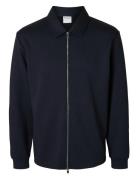 Slhemanuel Soft Full Zip Sweat Noos Navy Selected