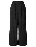 Slfcoria Hw Wide Pant B Black Selected
