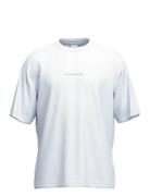 Slhlooseoscar Graphic Ss O-Neck Tee White Selected