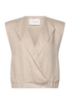 Cmnatuli-Waistcoat Is A Waistcoat In A Light Material Of 100% Linen Wi...
