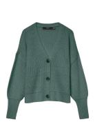 Vmlea Ls V-Neck Cuff Cardigan Noos Green Vero Moda