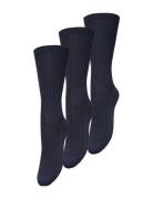 Telma Solid Sock 3 Pack Navy Becksöndergaard