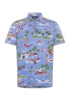 Cotton Linen Jersey-Ssl-Psh Blue Polo Ralph Lauren