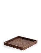Cork Tray Kvadratisk Korkbakke Brown Novoform