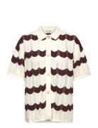 Alana Over D Knitted Shirt White Malina