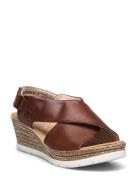 Rieker Ladies' Sandals 61975-24 Brown Brown Rieker