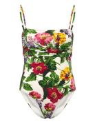 Bandeau Swimsuit Patterned By Ti Mo