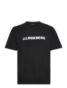 Parcy Logo Tee Black J. Lindeberg