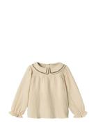 Amour Ls Blouse Cream Fliink