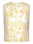 Flower Beads Top Yellow ROTATE Birger Christensen