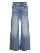 Paz Mid Wide Jeans Blue Monki