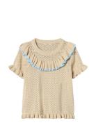 Emmy Ss Blouse Beige Fliink