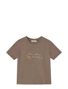 Sommer Bee T-Shirt Brown Fliink