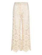 Natalina Guipure Lace Pants Cream Malina